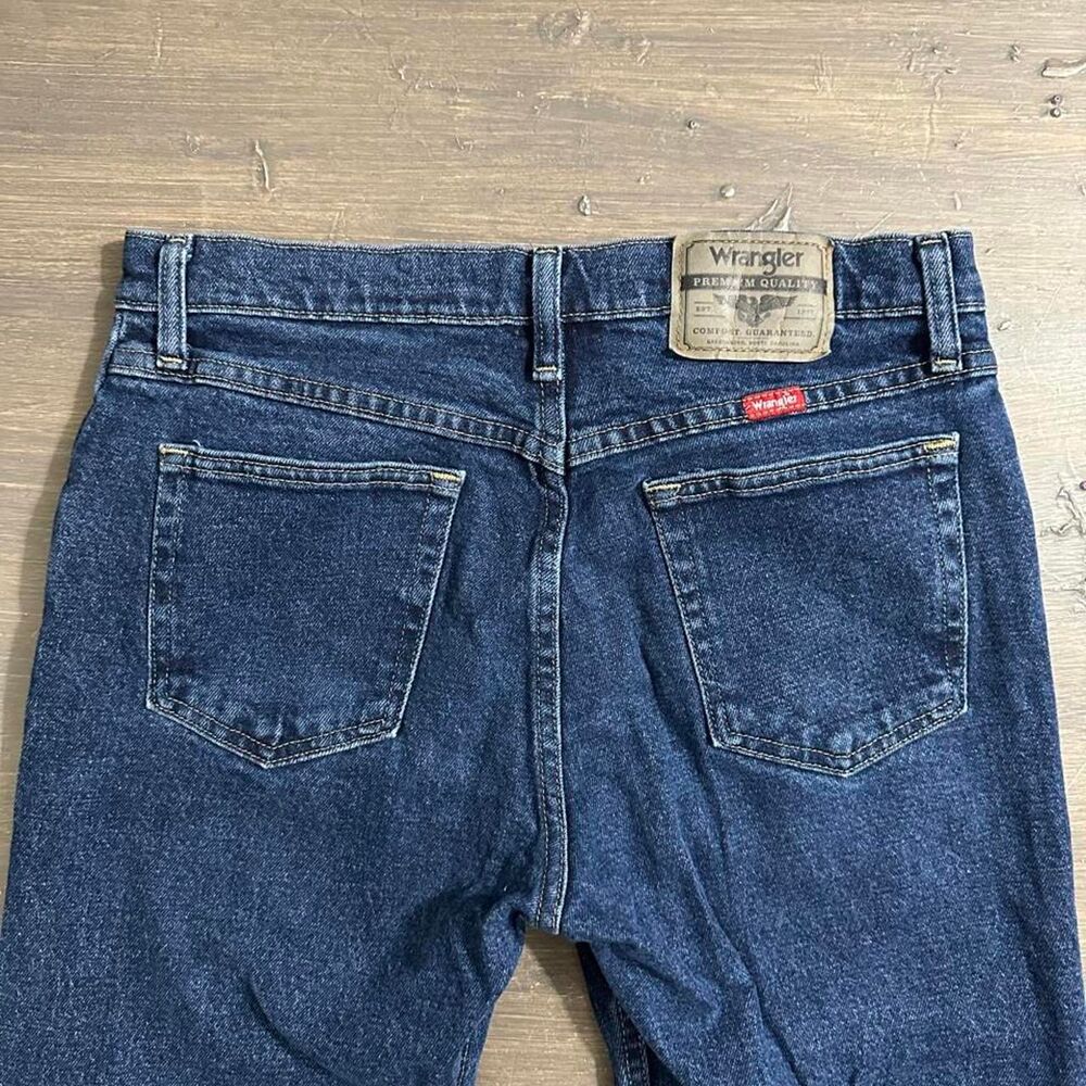Wrangler Men's Blue and Navy Jeans